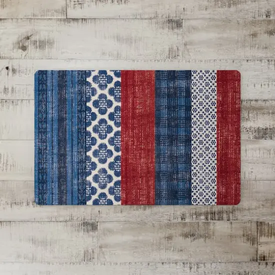 Designs Direct Patriotic Patchwork Floor Mat {3}