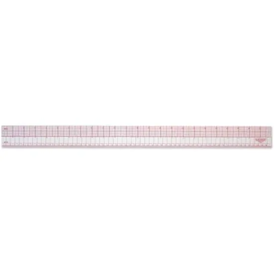 Westcott&reg; C-Thru Zero-Centering English & Metric Ruler, 24" {1}