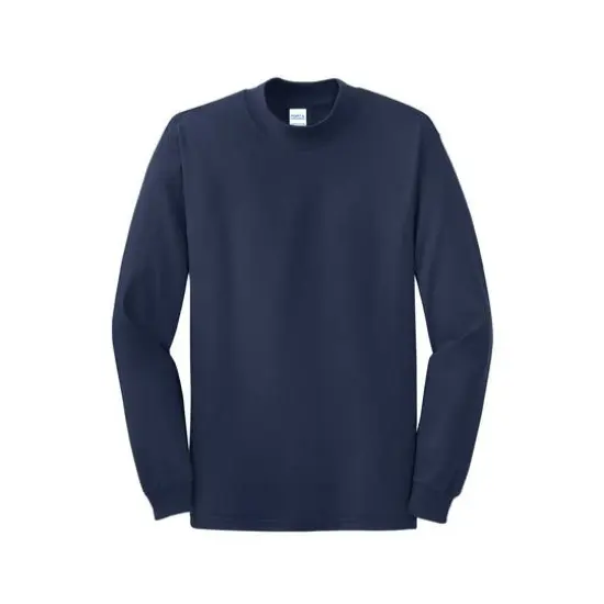 Port & Company Essential Mock Turtleneck Navy {1}