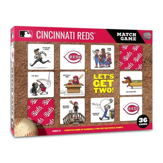 Major League Baseball Licensed Memory Match Game Cincinnati Reds {1}