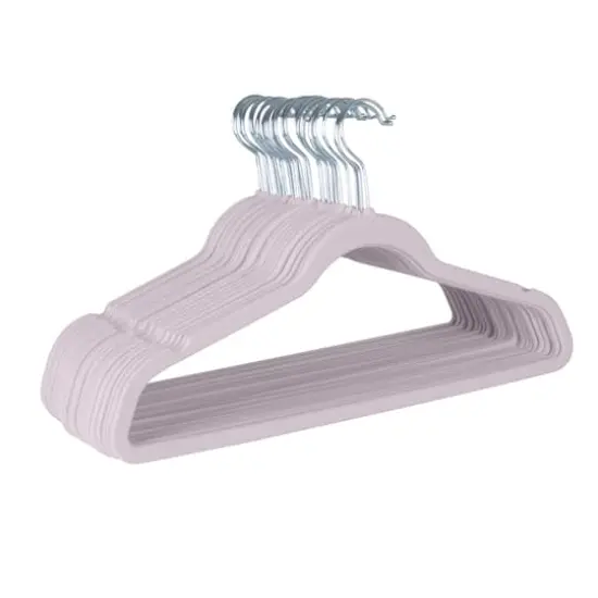 Laura Ashley Slim Velvet Hangers, 25ct. Lavender {1}