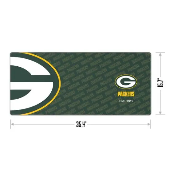 Logo Series Desk Pad Green Bay Packers {4}