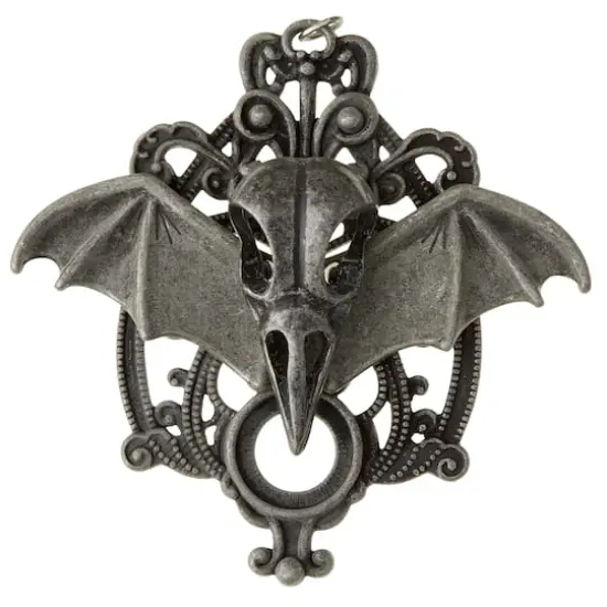 Found Objects&trade; Oxidized Silver Bat Pendant By Bead Landing&trade; {1}