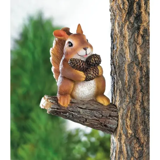 5.75" Gathering Squirrel Tree D&eacute;cor {3}