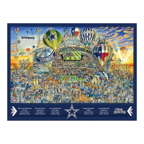Joe Journeyman NFL 500 Piece Jigsaw Puzzle Dallas Cowboys {6}
