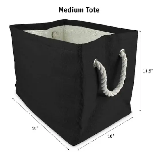 DII&reg; Medium Rectangle Solid Gray Paper Bin {3}