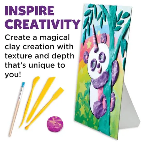 Faber-Castell&reg; Do Art Coloring with Clay Unicorn & Friends Kit {7}