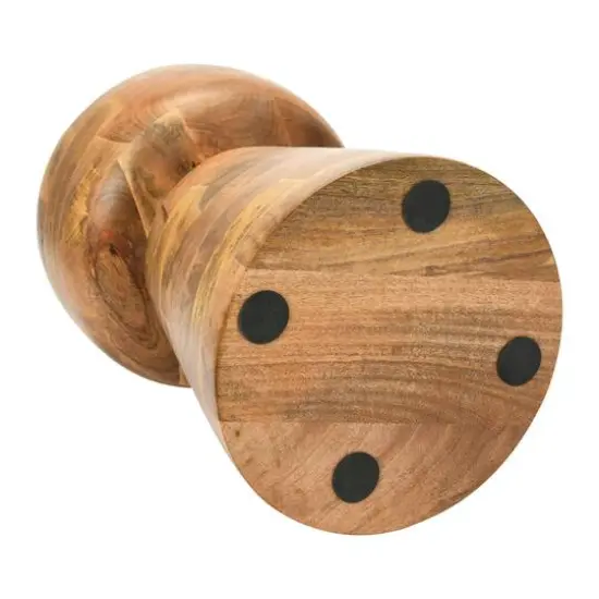 Hello Honey&reg; Cuvee Modern Boho Solid Wood End Table Natural {6}