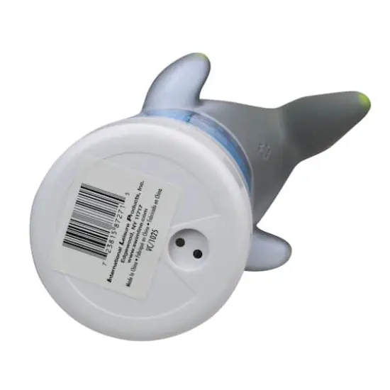 Swim Central Hydrotools Swimline 13" Gray & White Shark Swimming Pool Chemical Dispenser {4}