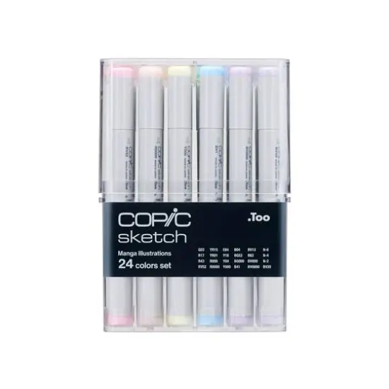 Copic&reg; Sketch 24 Color Manga Marker Set {8}
