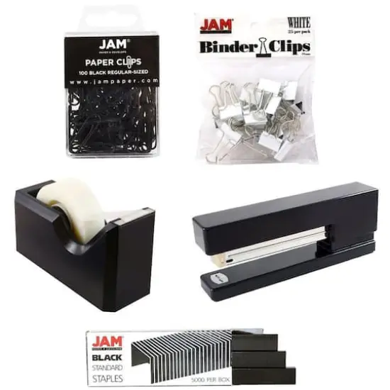 JAM Paper Office Starter Kit Black/White {1}