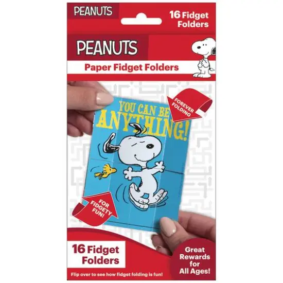 Eureka&reg; Peanuts&reg; Fidget Folders, 6 Packs of 16 {1}