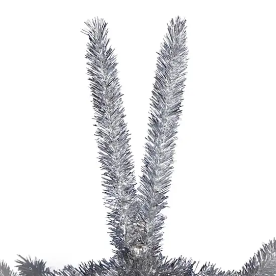 3ft. Unlit Silver Vintage Aluminum Artificial Christmas Tree {4}