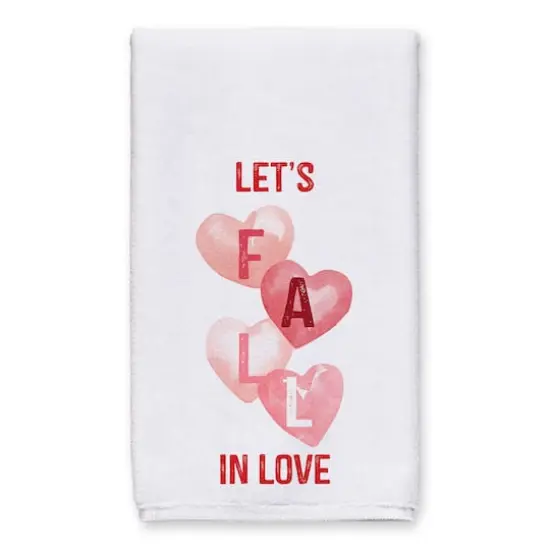 Let's Fall In Love Hand Towel Set {3}