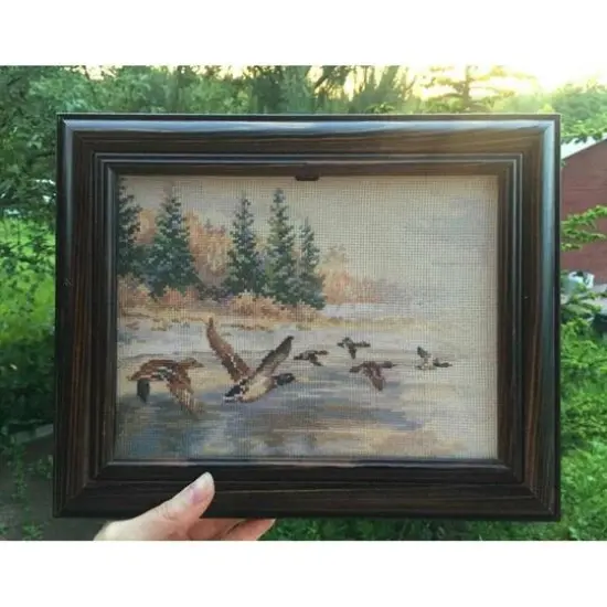 Alisa Flying Ducks Cross Stitch Kit {3}