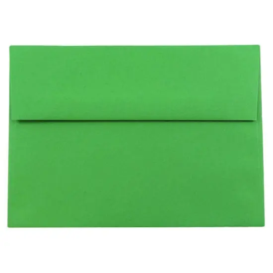 JAM Paper A8 Colored Invitation Envelopes, 50ct. Green {1}