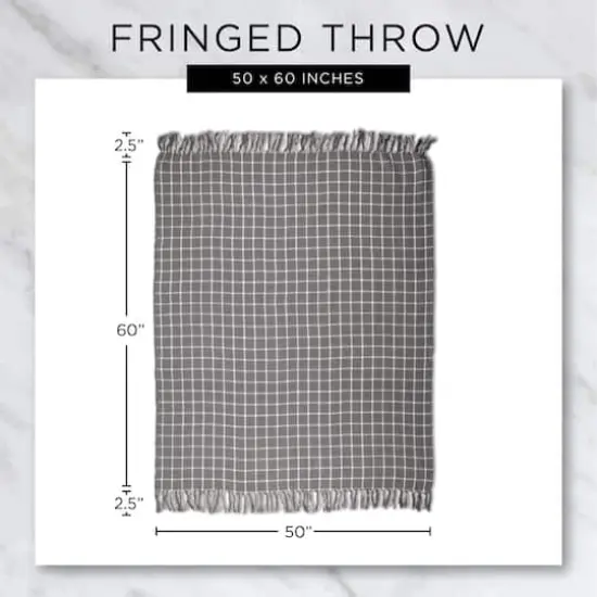 DII&reg; Artichoke Herringbone Stripe Throw {6}