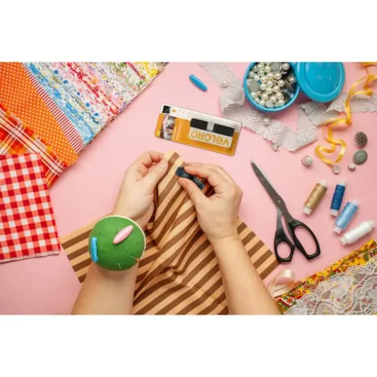 Velcro&reg; Sleek & Thin&trade; White Sew On Low Profile Fastener Roll {10}