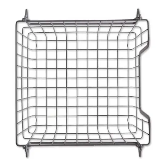 DII&reg; Small Square Metal Basket Cool Gray {5}