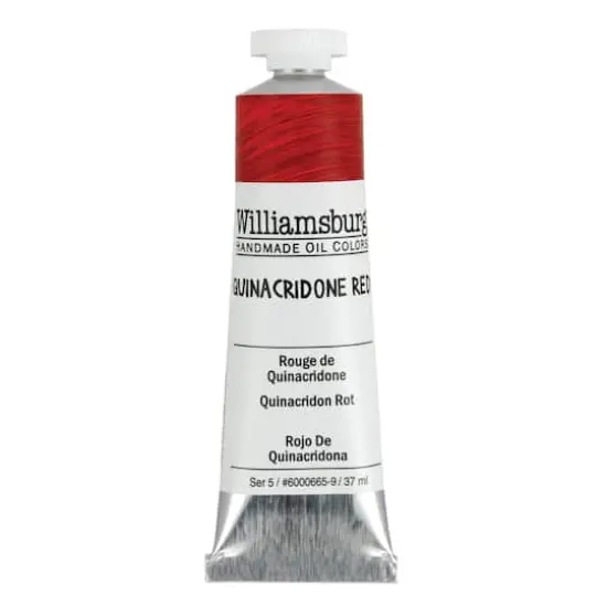 Williamsburg&reg; Artist Oil Colors, 37mL Quinacridone Red {1}