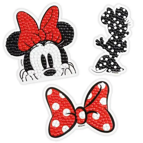 Camelot&reg; Dots DOTZIES&reg; Minnie Mouse Icon Diamond Painting Sticker Kit, Round Diamonds {1}