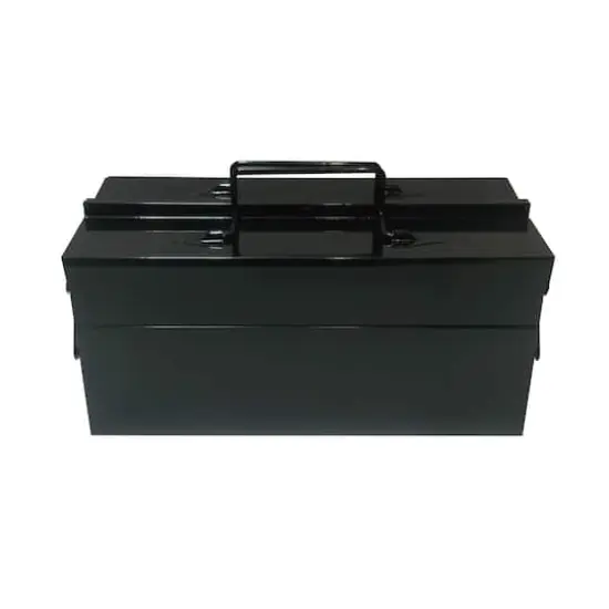 Medium Metal Storage Box by Artist's Loft&trade; Black {1}