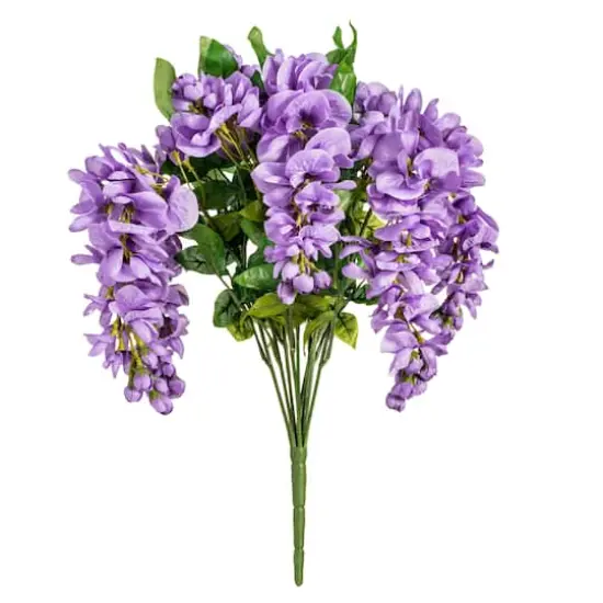 Artificial Lavender Wisteria Bush {1}