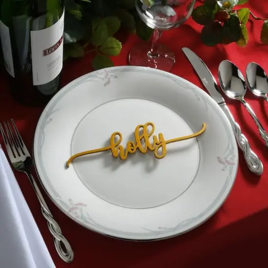 10" Christmas Place Setting Message D&eacute;cor, 6ct. {7}