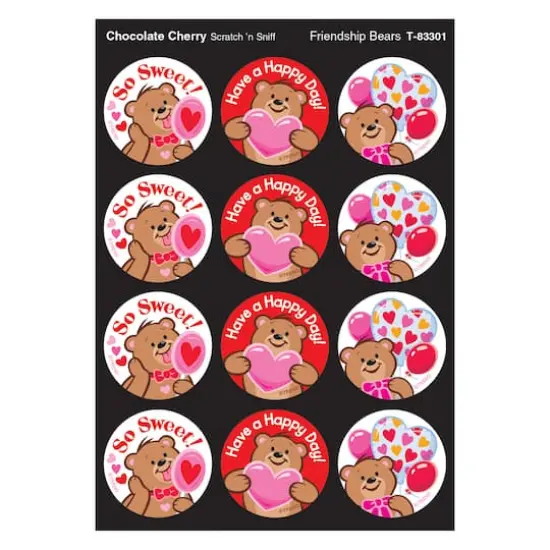 Trend Enterprises® Friendship Bears Stinky Stickers®, 6 Packs of 48 {1}