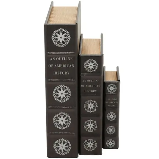 American History Faux Leather Faux Book Box Set {3}