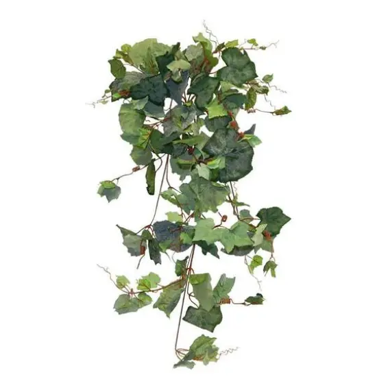 TF Publishing Frosted Grape Bush Stems With 155 Leaves, 8ct. {1}