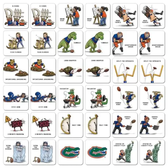 College Team Licensed Memory Match Game Florida Gators {4}