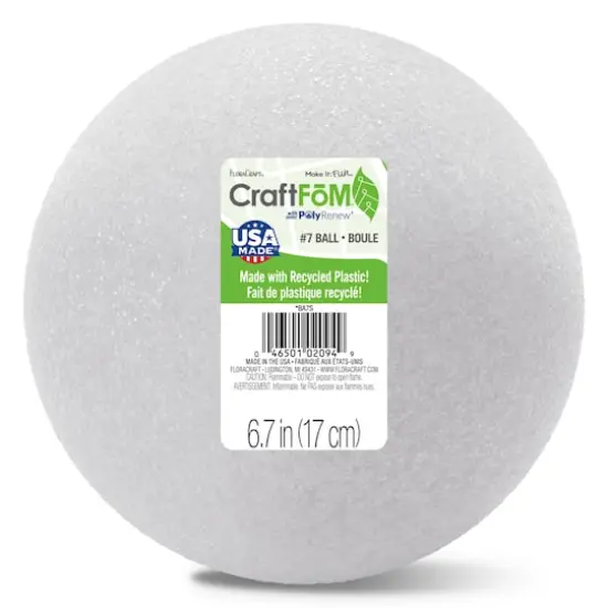 FloraCraft&reg; CraftFōM White Ball {3}