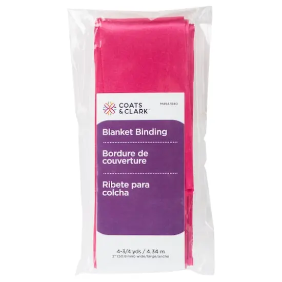 Coats & Clark&trade; 2" Blanket Binding Hot Pink {1}