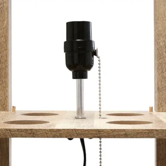 Simple Designs 5.2ft. Modern 3-Tier Floor Lamp Storage Shelf {6}