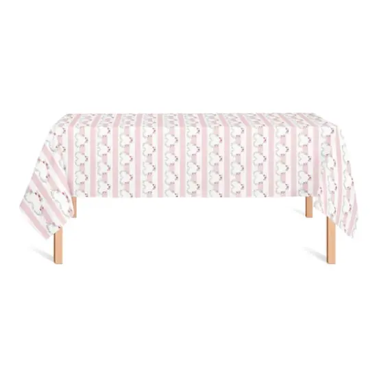 Floral Heart Pattern 58" x 102" Tablecloth {3}