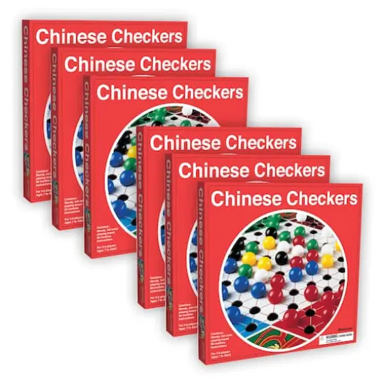 Pressman&reg; Chinese Checkers, 6 Pack {1}