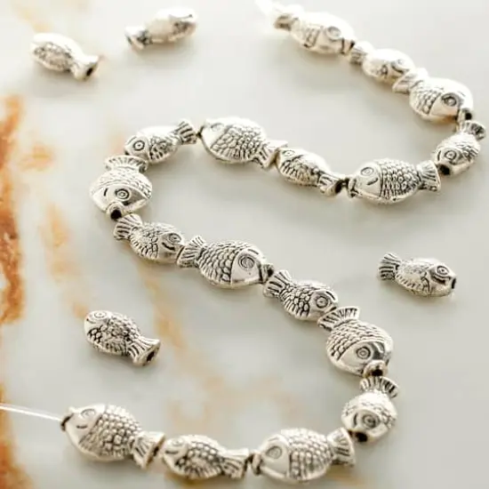 Antique Silver Fish Mix Metal Beads by Bead Landing&trade; {3}