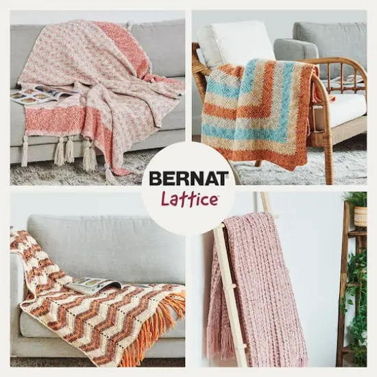 Bernat&reg; Lattice&trade; Yarn Radiant Red {8}