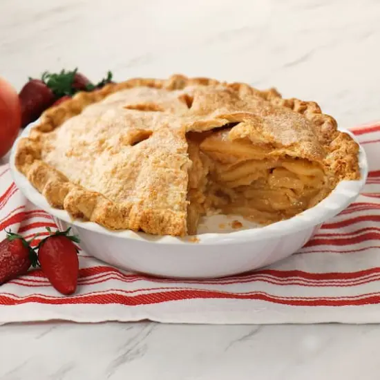 Martha Stewart 10" White Ceramic Pie Dish {3}