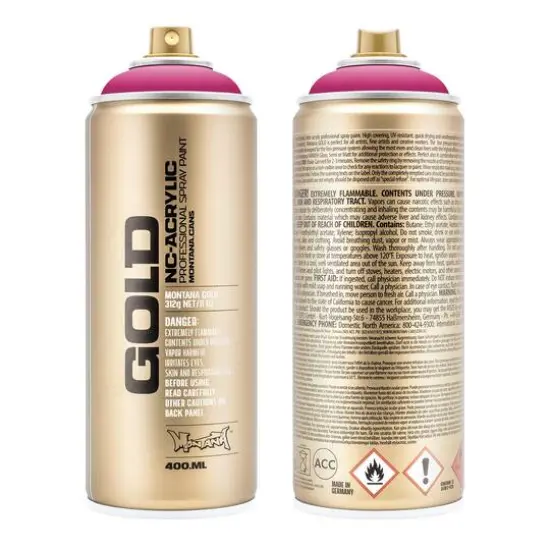 Montana&trade; Cans GOLD Shock Color Spray Paint, 400mL S4010 Shock Pink {1}