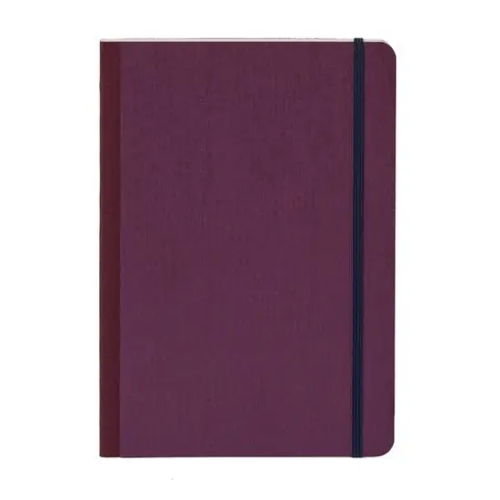 Fabriano&reg; EcoQua Plus A5 Lined Fabric-Bound Notebook Wine {5}