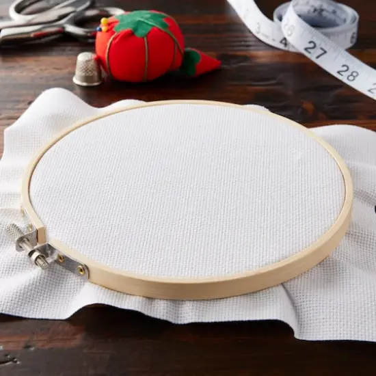 Loops & Threads&trade; Aida Cloth Cross Stitch Fabric, 15" x 18", 18 Count {3}