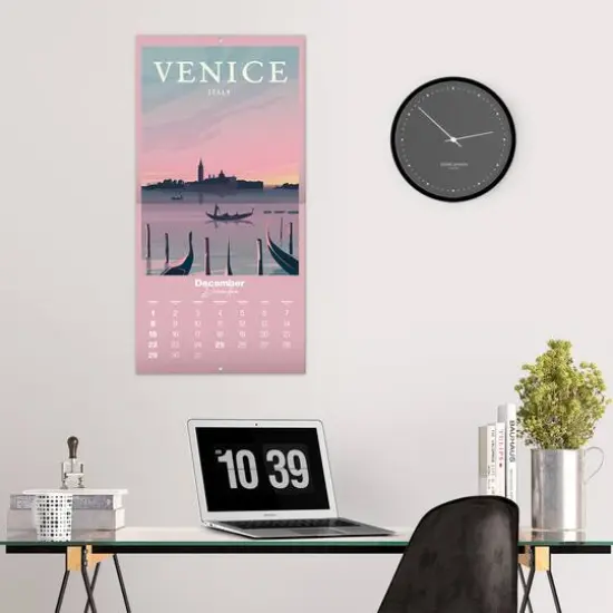 TF Publishing 2024 Travel Bilingual Wall Calendar {5}