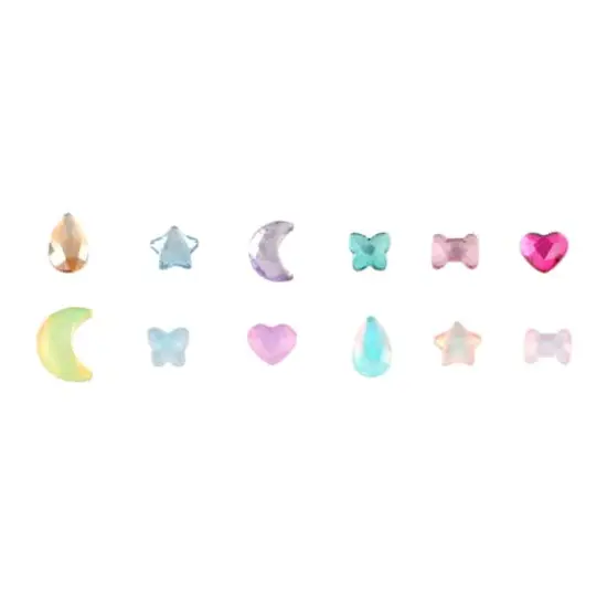 Mixed Shapes Glass Flatback Rhinestones by Bead Landing&trade; Pastel and Rainbow Mix {1}