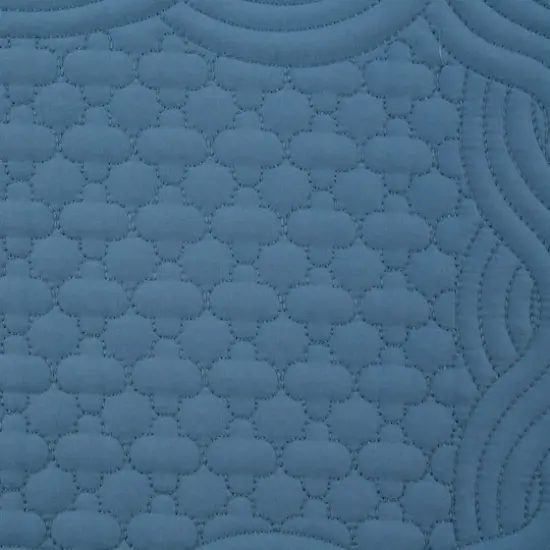 DII&reg; Quilted Farmhouse Placemats, 6ct. French Blue {3}