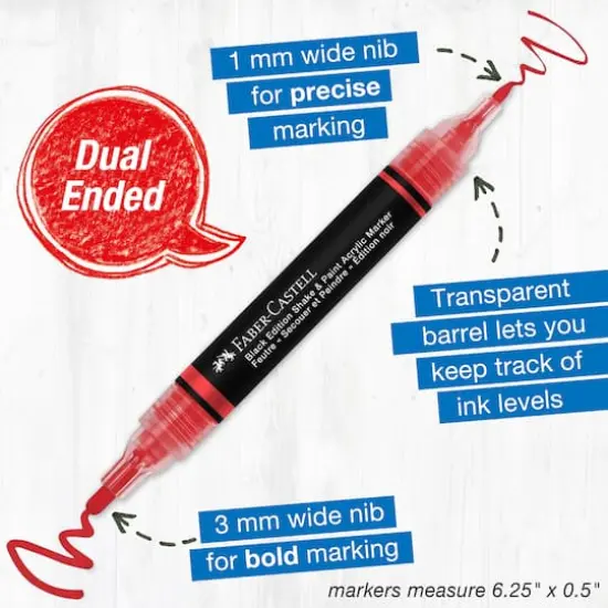 Faber-Castell&reg; Black Edition Classic Colors Shake & Paint Markers {4}