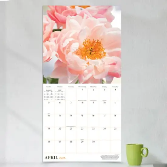 2026 Flowers Wall Calendar {4}