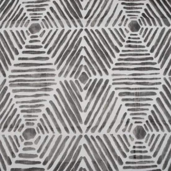 Bath Bliss Black & White Abstract Design PEVA Shower Curtain {4}