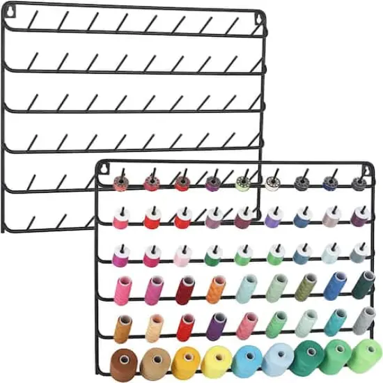 NEX&trade; 48-Spool Wall-Mounted Sewing Thread Rack {1}